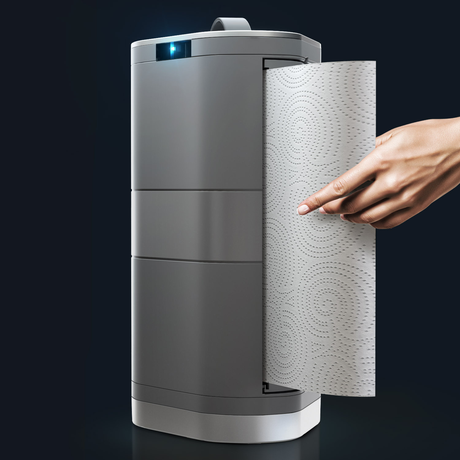 Because messes can happen anywhere, this countertop Innovia® Touchless Paper Towel Dispenser provides convenience wherever and whenever you need a helping hand.