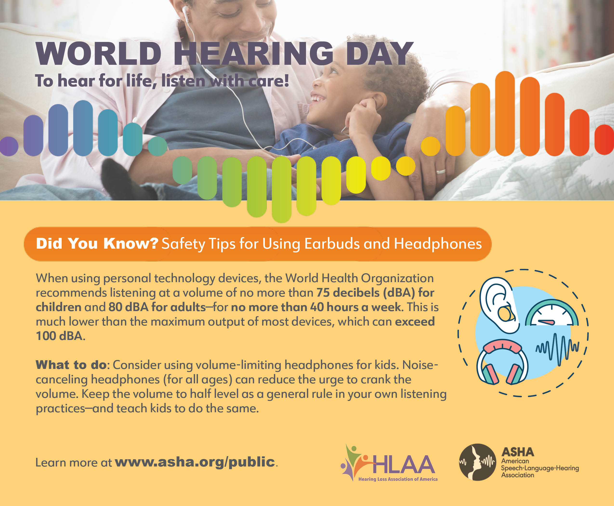 ASHA and HLAA Stress Need for Hearing Protection Across the...