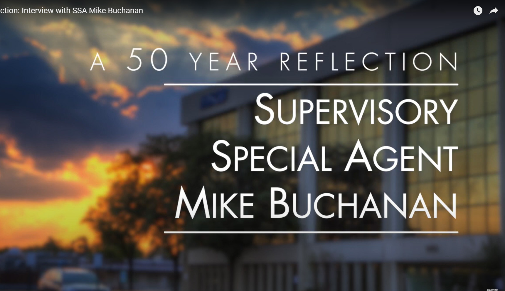 A 50-Year Reflection: Interview with SSA Mike Buchanan