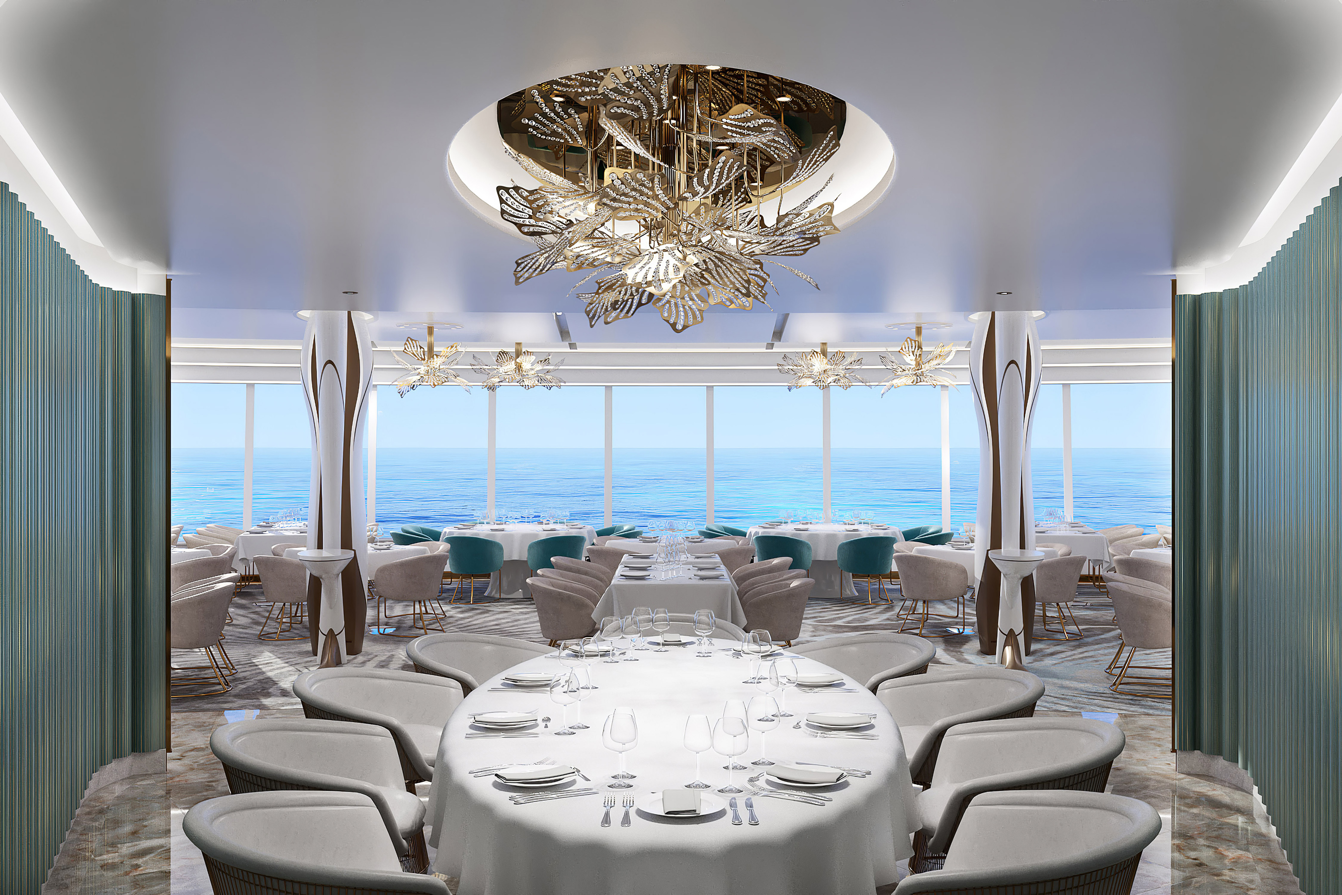 Norwegian Cruise Line’s new Prima Class ships, Norwegian Prima and Viva, will feature Hudson’s, the new main dining room located in the aft of the ship where guests will be able to take in stunning 270-degree views overlooking the stern, and sample mouthwatering menu items.