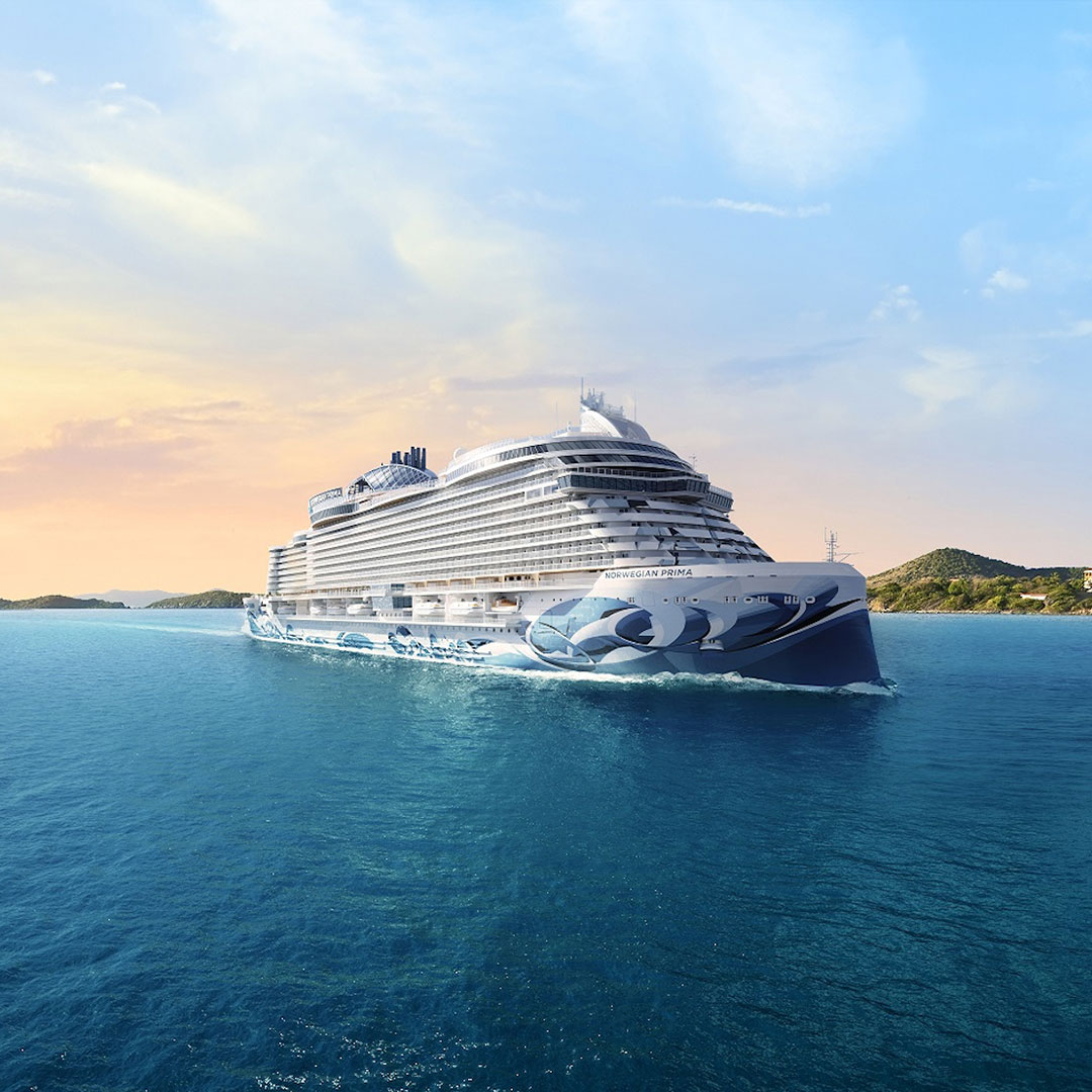 Norwegian Prima, the first in her class of six vessels, will be the industry’s most spacious new cruise ship when she debuts in August 2022, offering the most outdoor deck space and the most expansive accommodations of any new build. #NorwegianPrima