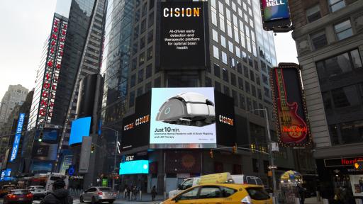 iSyncWave unveiled in New York Time Square for CES 2021