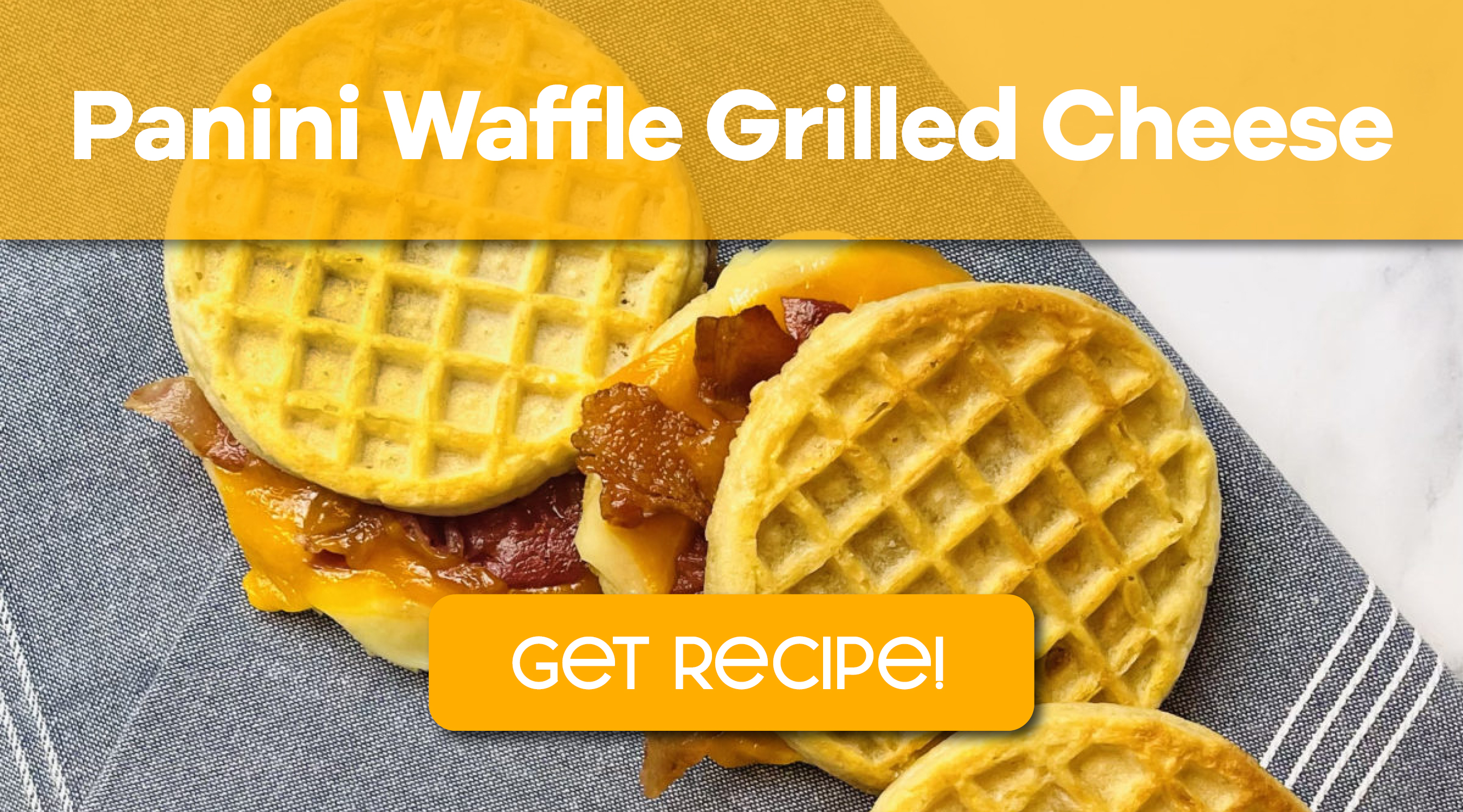 Panini Waffle Grilled Cheese