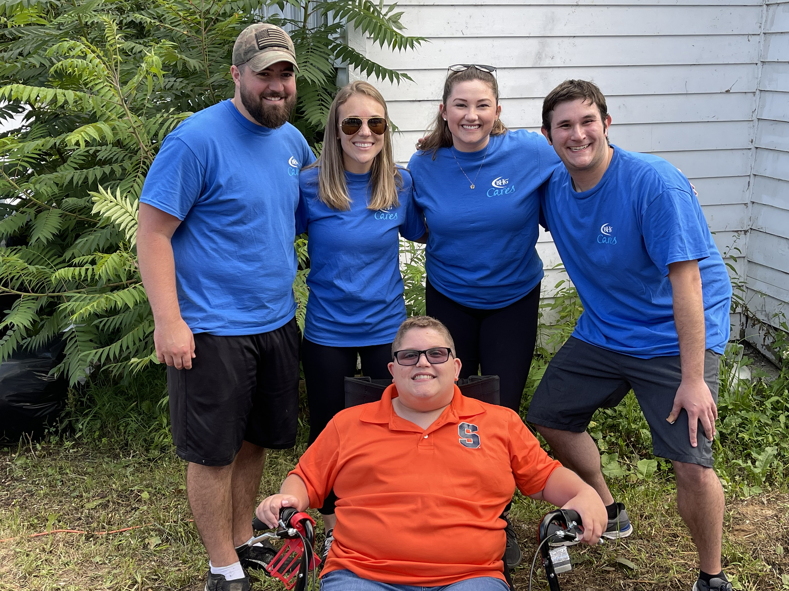 Make-A-Wish Central New York teamed up with BHG Financial to give surprise 15-year-old Joey with outdoor adventure equipment, including a three-wheeled recumbent bike and double-swing glider.