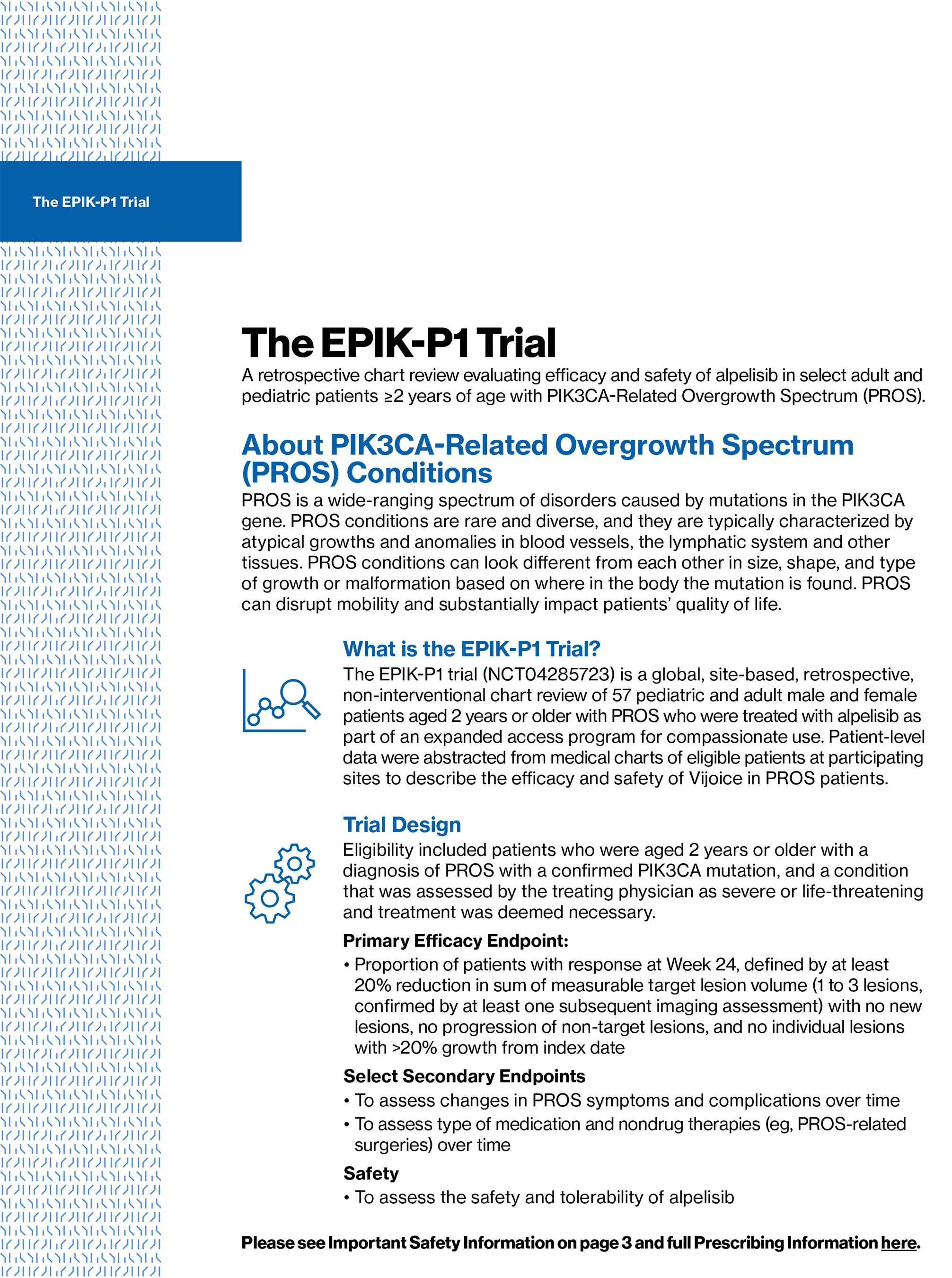 EPIK-P1 Clinical Trial Program Fact Sheet