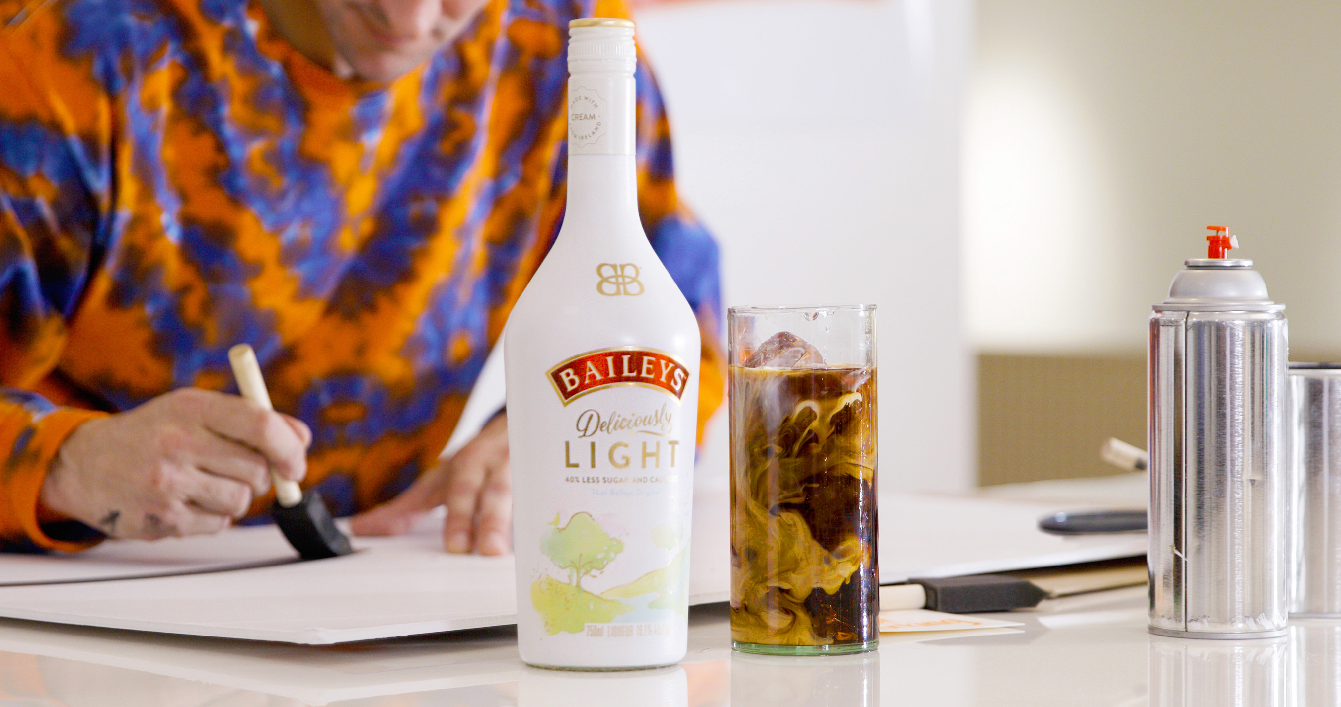 Baileys Deliciously Light Partners with Contemporary Artist Baron Von Fancy to Help Celebrate the Light Moments in Life.