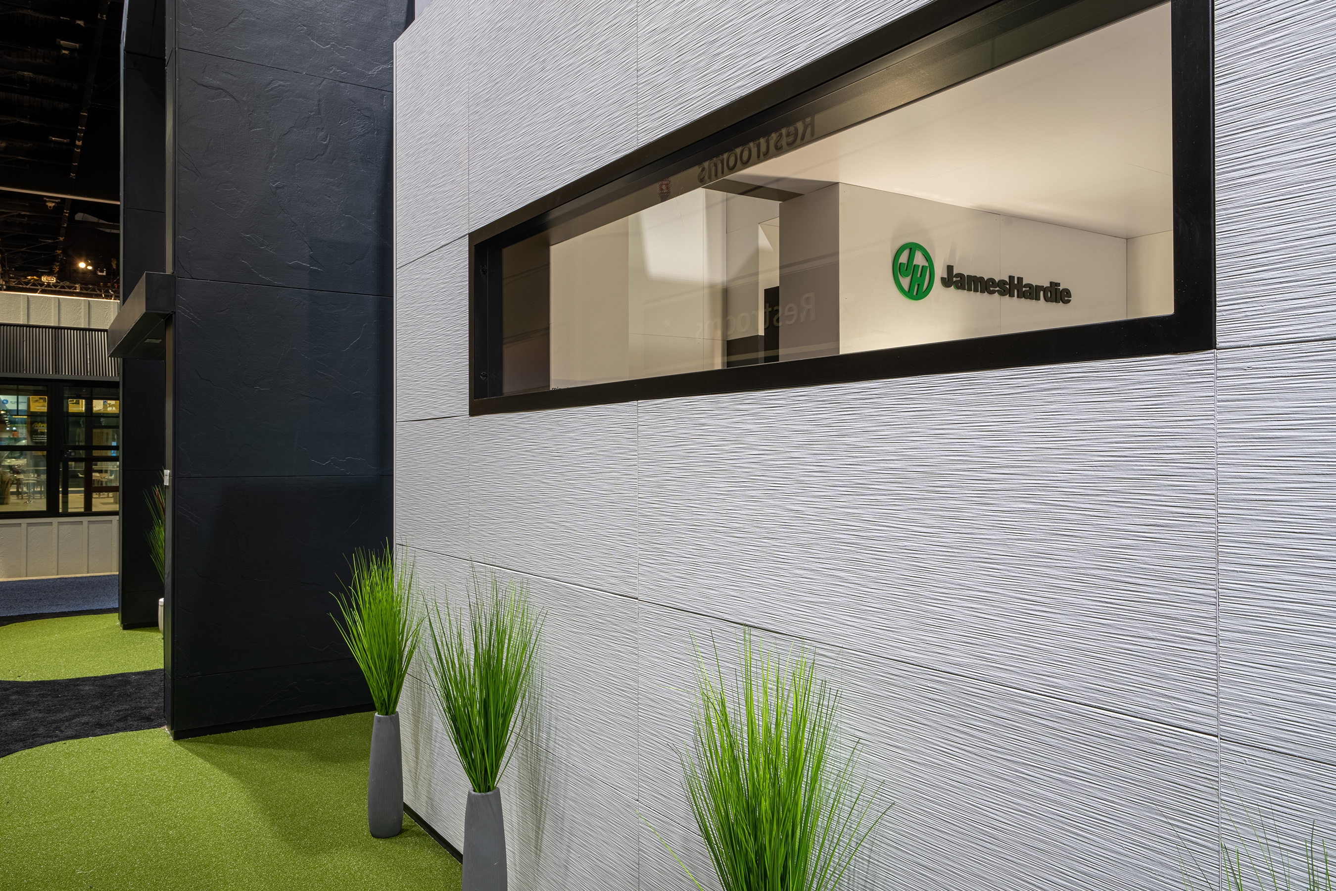 Hardie® Architectural Panel – Sea Grass and Hardie® Architectural Panel – Sculpted Clay debuted at the International Builders’ Show in Orlando.