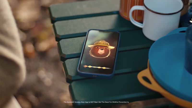 New Smokey Bear PSAs Feature a Fictional AI Assistant to Remind Americans of Important Wildfire Prevention Tips
