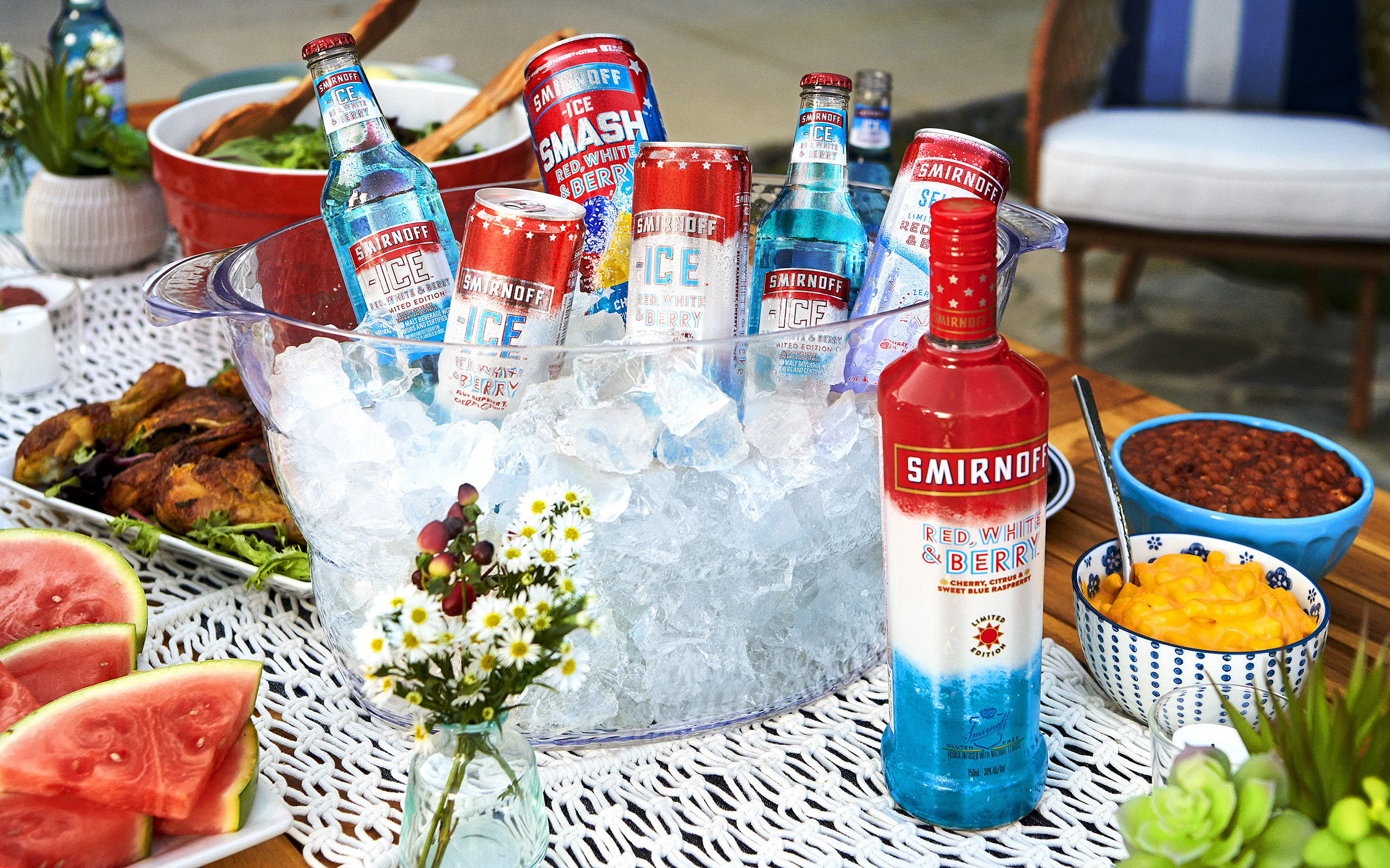 Born from the fun and nostalgic flavors of summer, the Smirnoff Red, White and Berry collection is inspiring people to enjoy summer with all the benefits of being a grownup (minus the not so fun stuff).