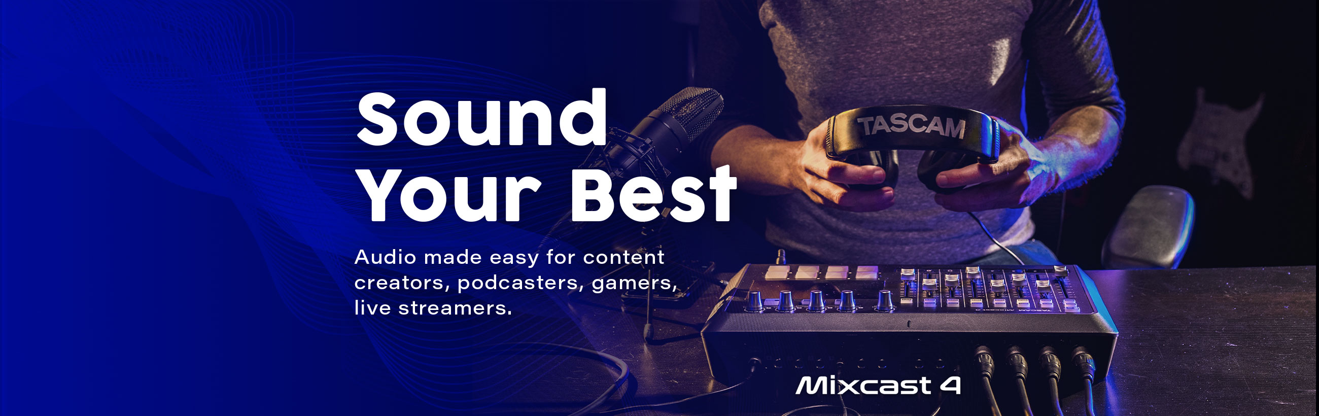 TASCAM Debuts the Mixcast 4 Podcast Station