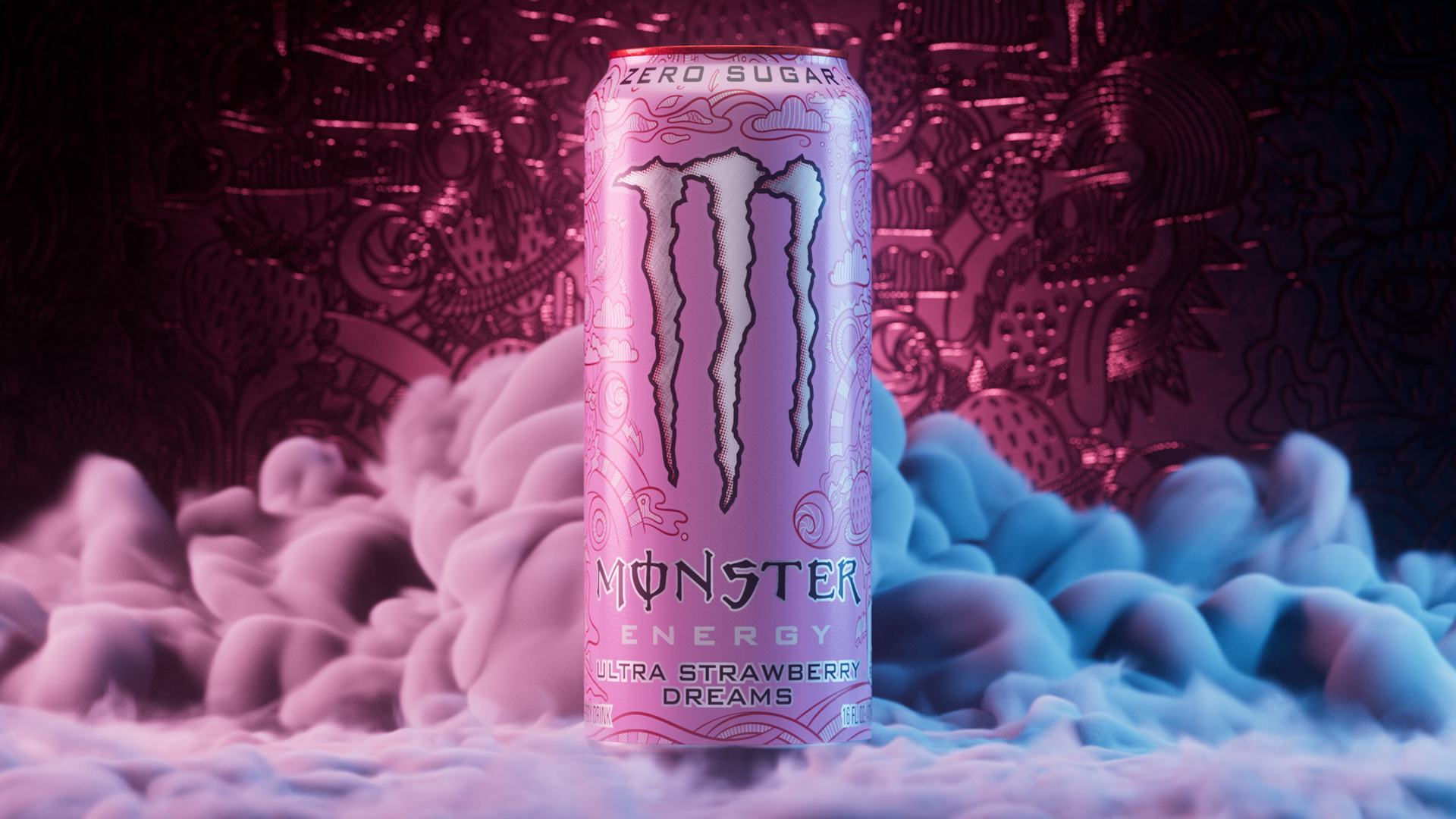 Euphoria In A Can Monster Ultra Unveils Strawberry Dreams