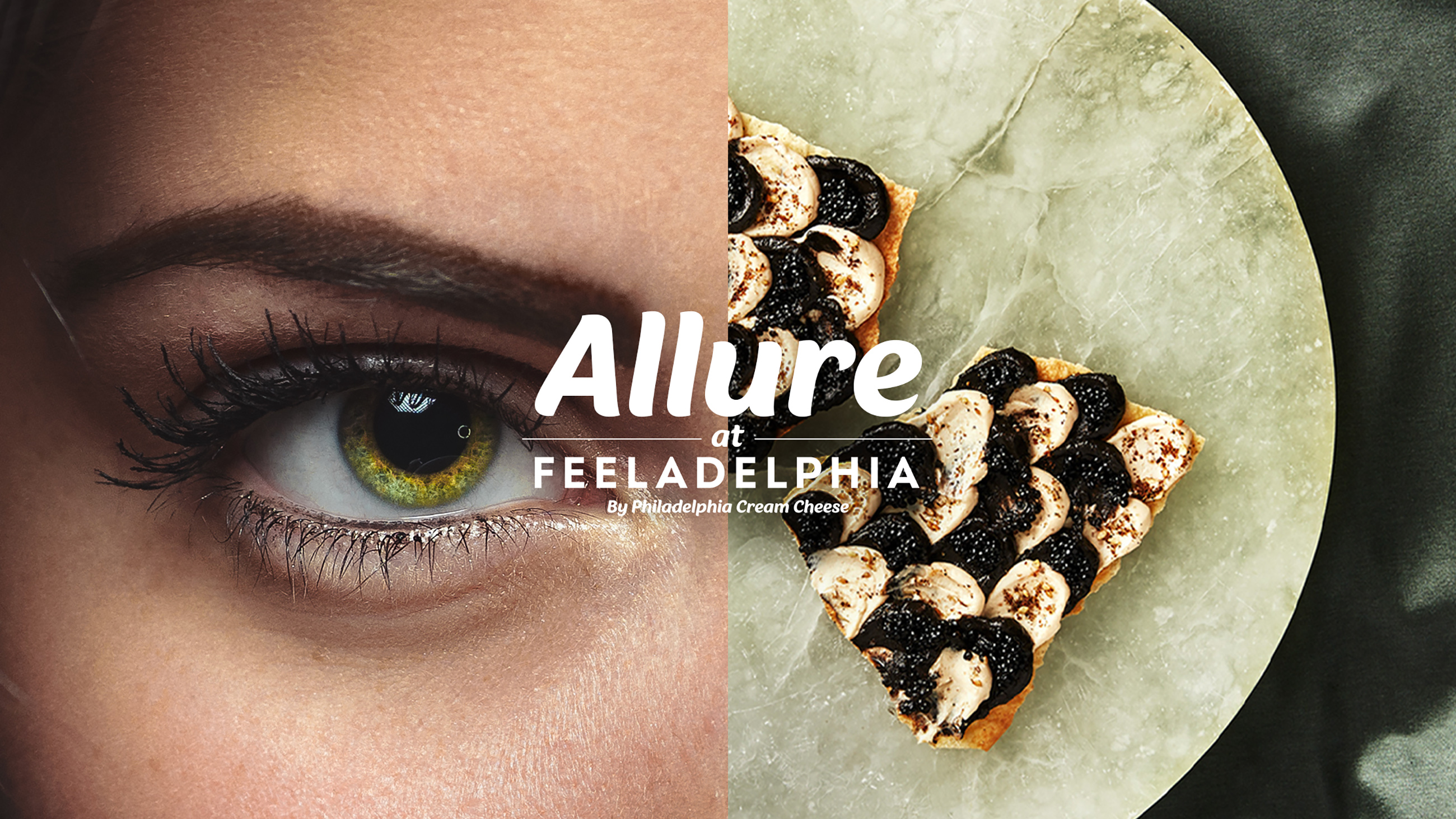 Allure, the opening dish, features a combination of cream cheese-infused spreads and caviar.