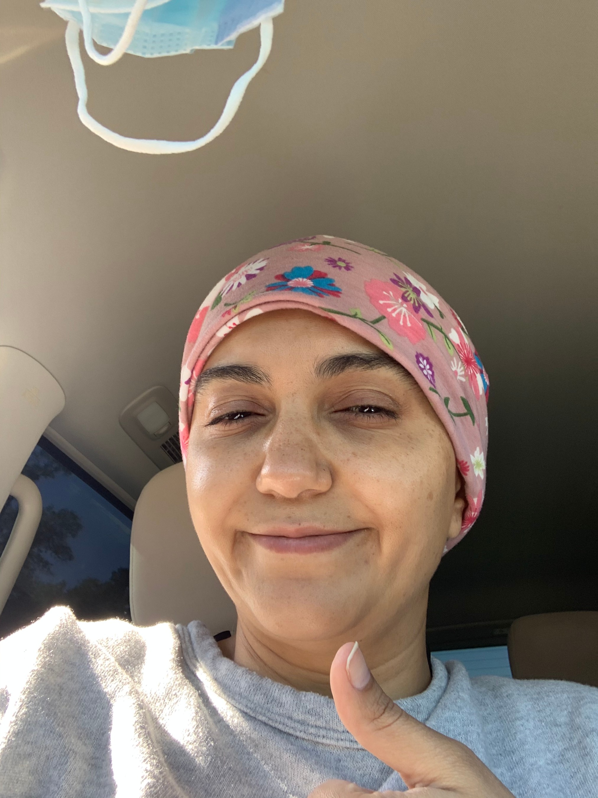 Dima K., living with low-grade serous ovarian cancer