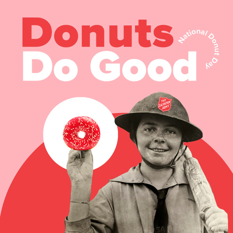 85 Years of National Donut Day Made Possible By The Salvation Army 85 Years of National Donut Day Made Possible By The Salvation Army