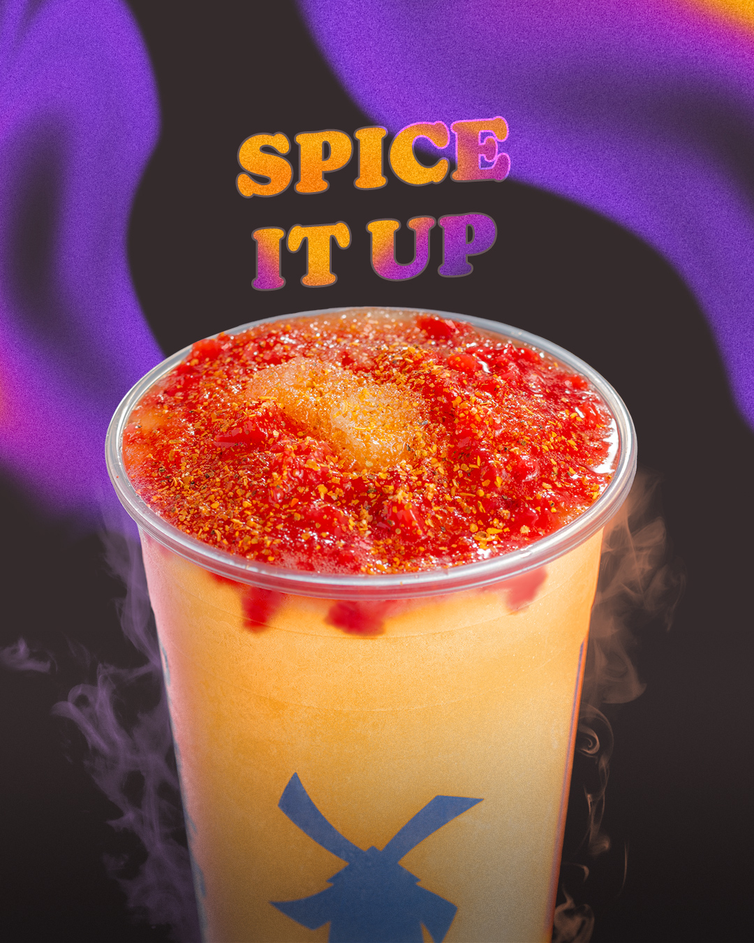 Spice up your day with Dutch Bros’ newest drink, the Mangonada Rebel and top it like it’s hot with Tajín®!