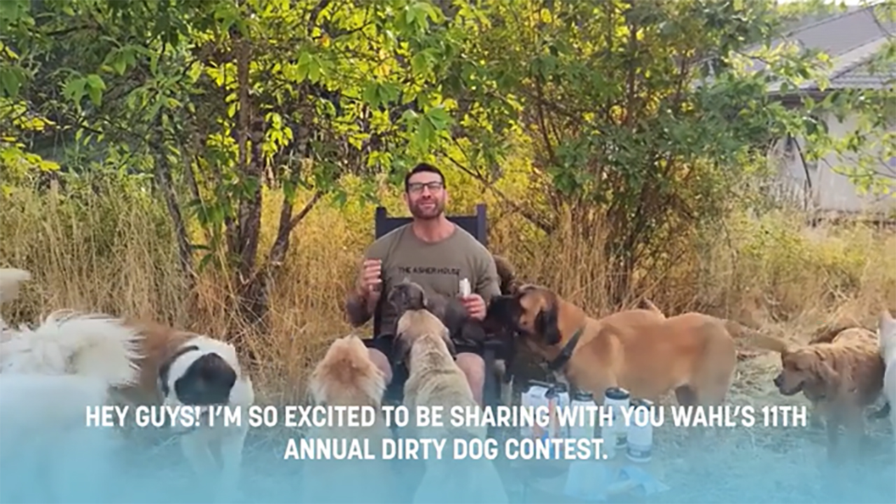 Animal advocate Lee Asher partners with Wahl to spread awareness about the importance of grooming when it comes to dog adoption. The 11th annual Dirty Dogs Contest awards grants to shelters.