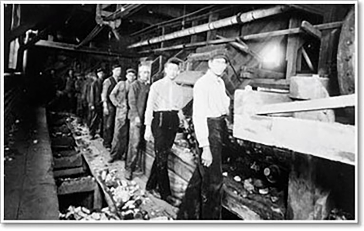 Anaconda workers 1880