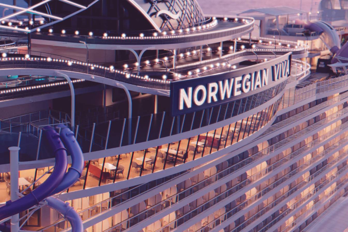 Norwegian Viva offers a variety of recreational activities, only-available-on-Prima-Class experiences, including the fastest freefall drop dry slides at sea with The Rush and The Drop and the largest three-level racetrack at sea with the Viva Speedway.