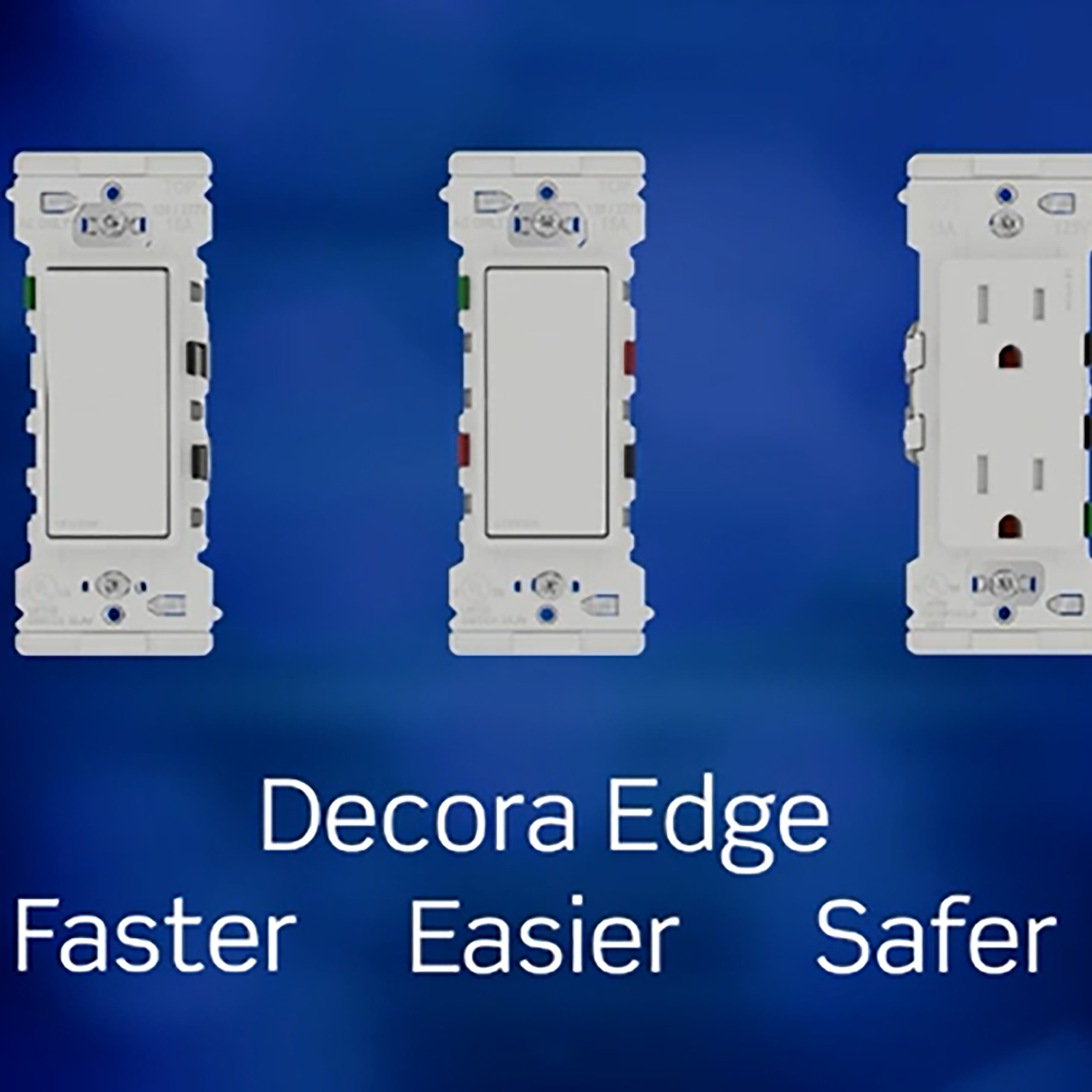 Leviton's New Decora Edge™ Wiring Devices Revolutionize and Simplify Installation