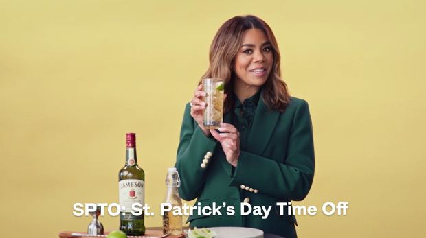 Jameson, the #1 Irish Whiskey, Brings Back SPTO - St. Patrick's Day Time Off - and Introduces Jameson Desk Decoys with the Help of Actor and Producer Regina Hall