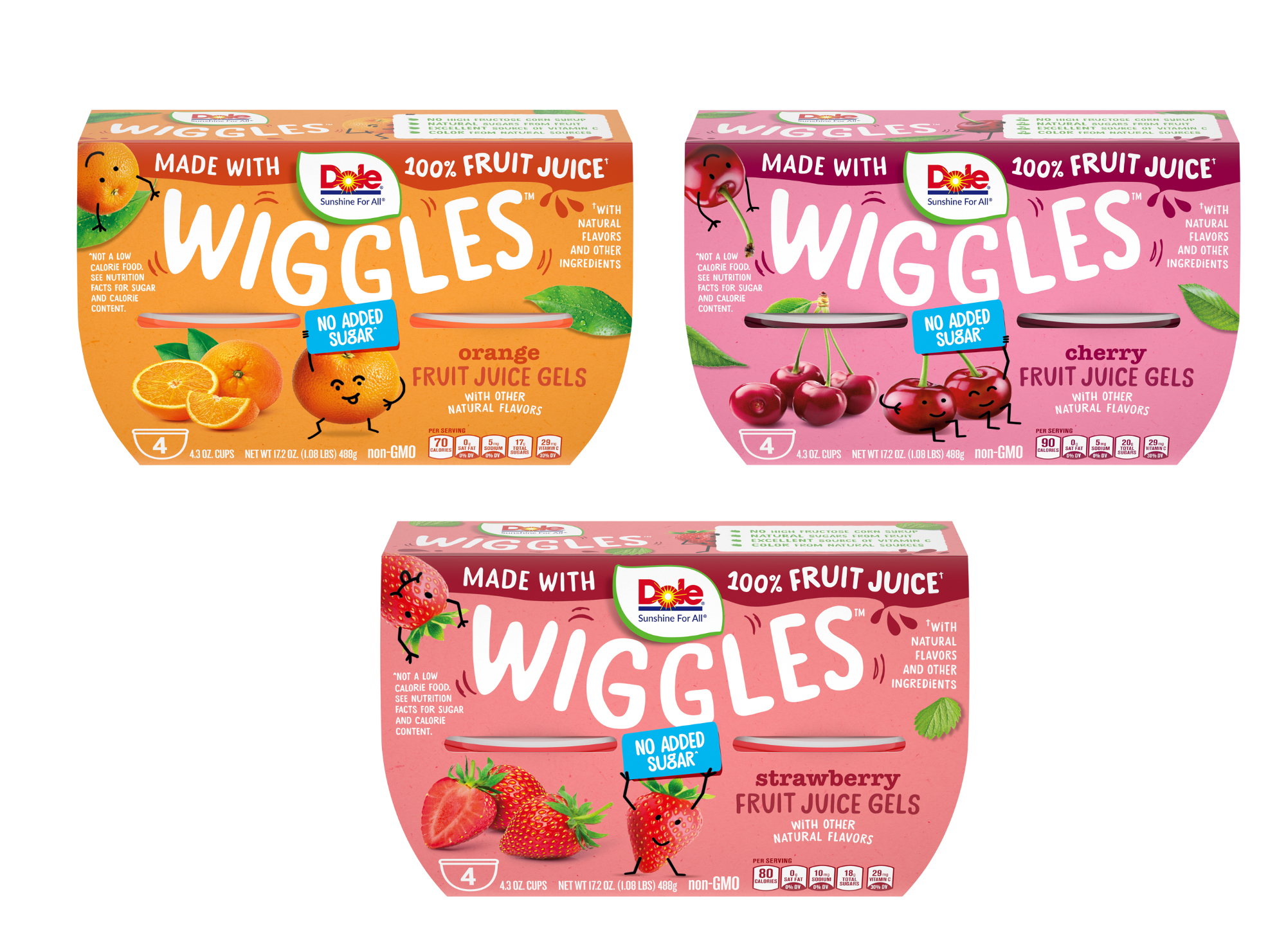 Dole(R) WigglesTM Fruit Juice Gels
