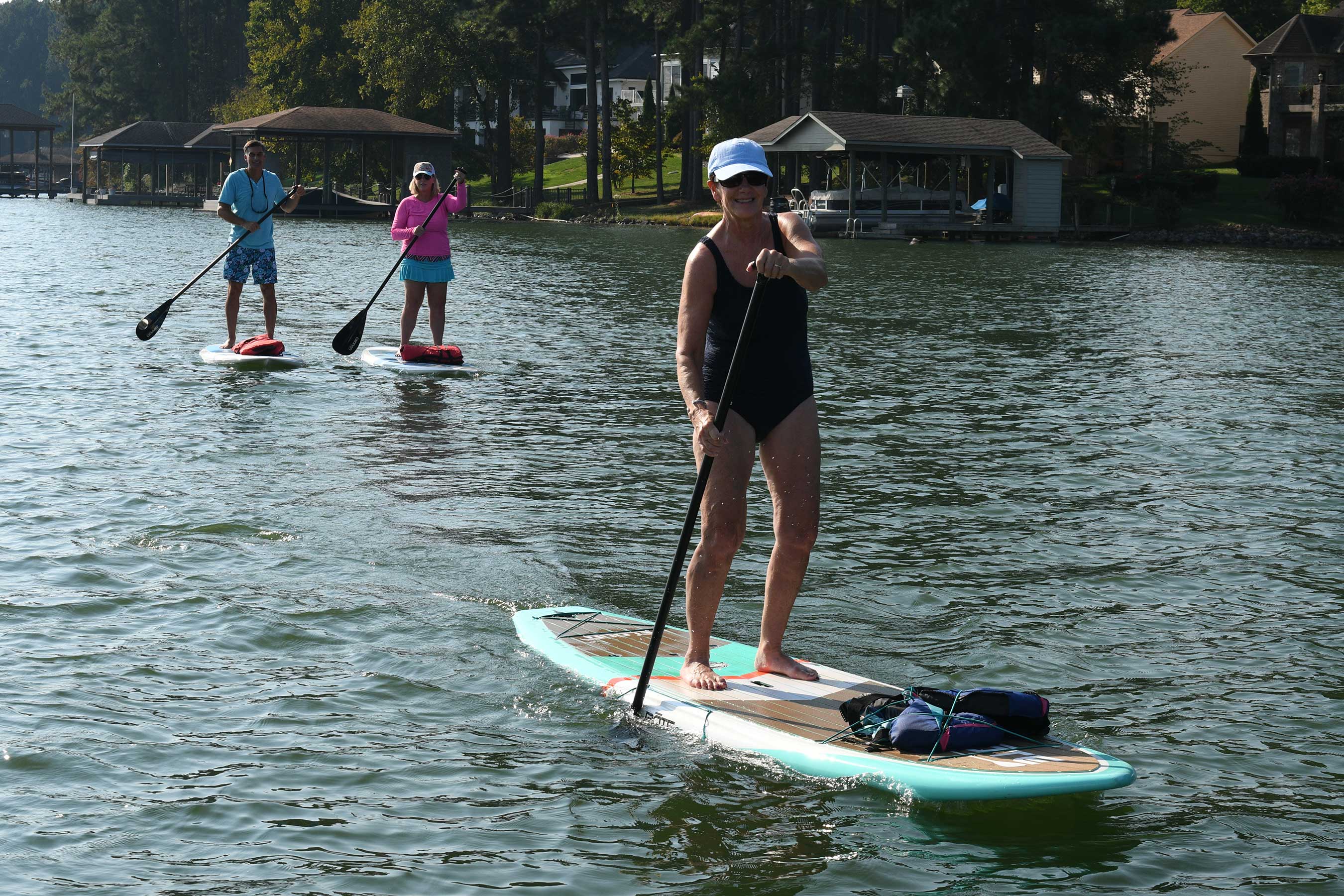 Tellico Village offers wellness activities ranging from yoga, hiking, weight training, pickleball, golf, tennis and water activities like paddle boarding.