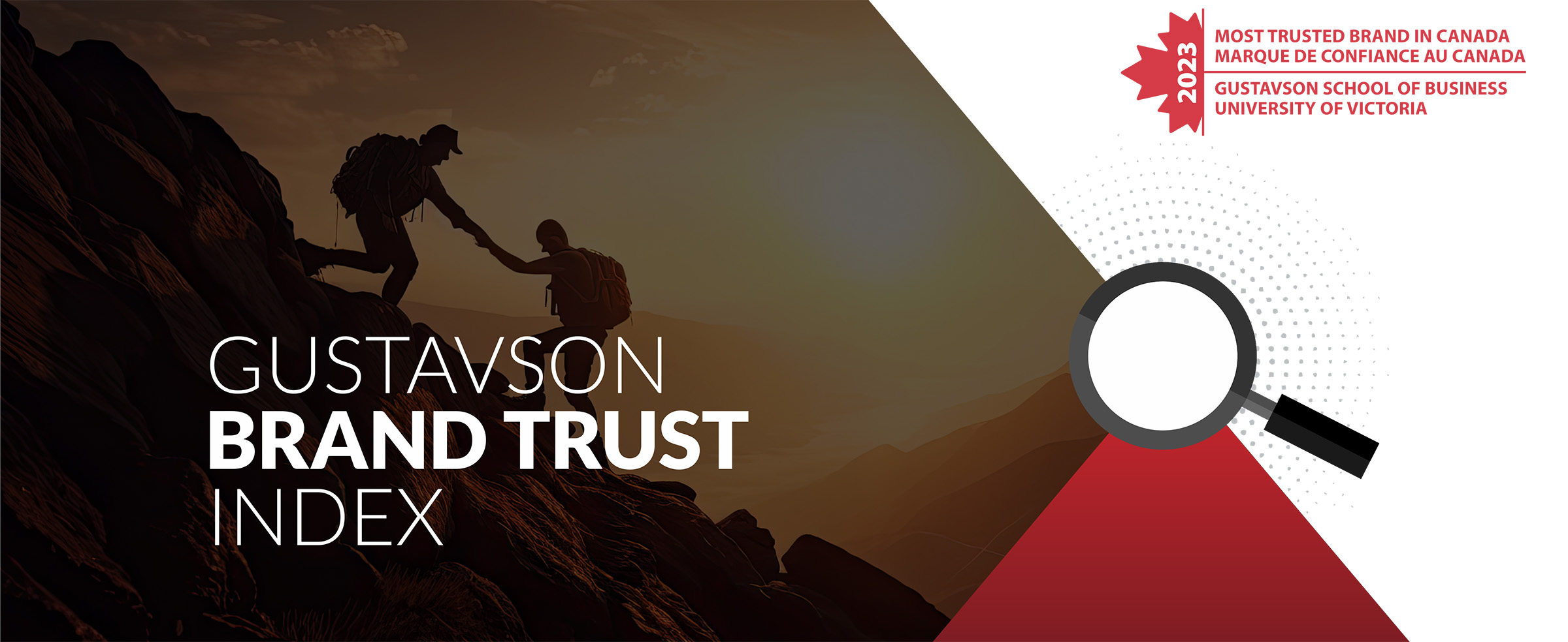 Gustavson Brand Trust Index banner