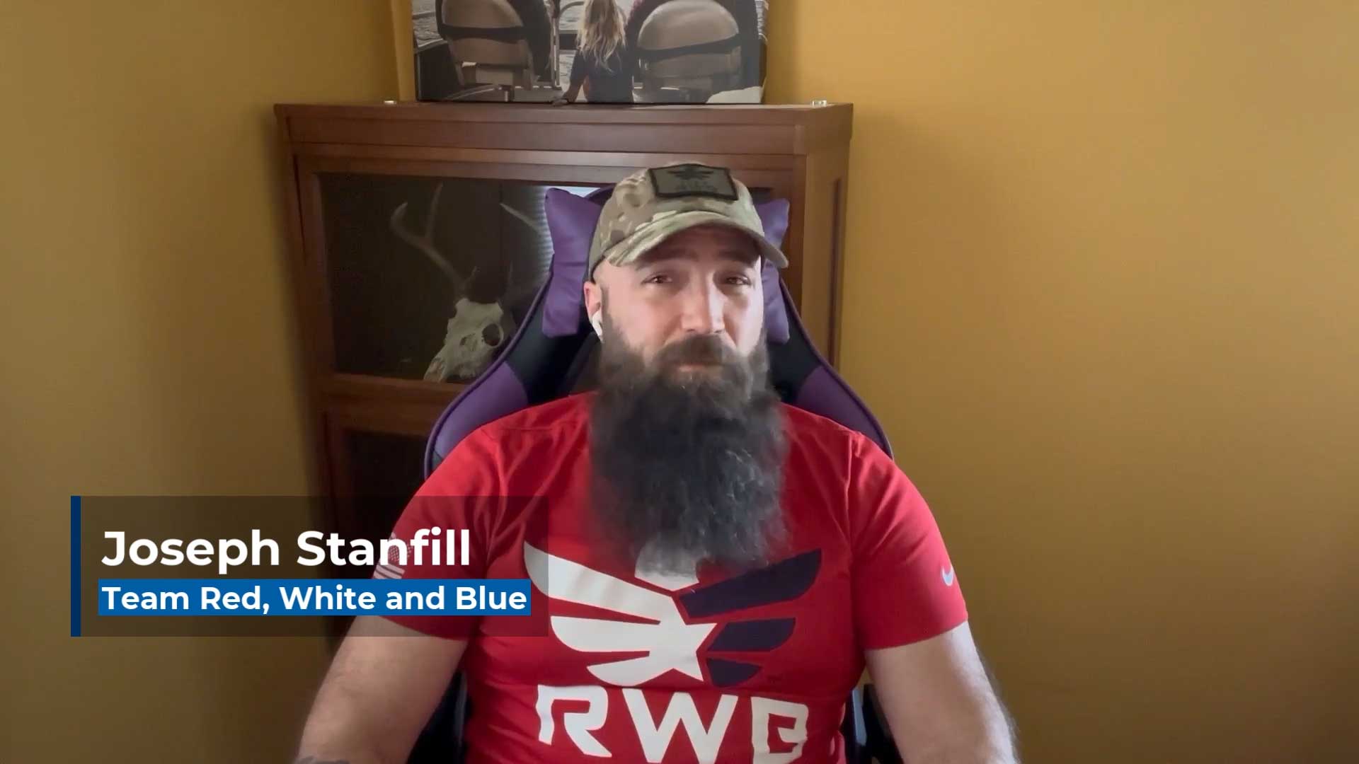 U.S. Army veteran Joseph Stanfill gives back to fellow vets with Team Red, White, and Blue