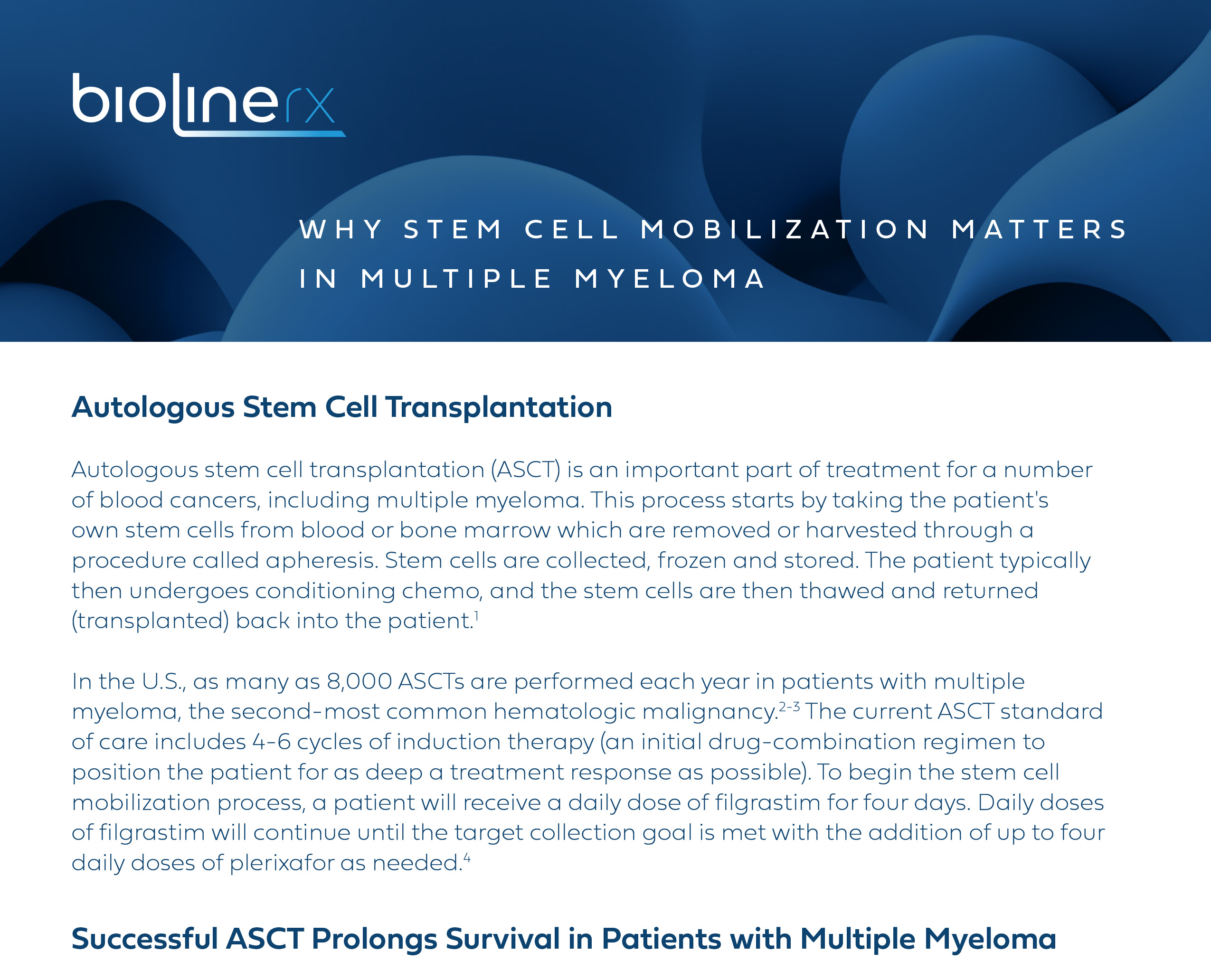 Stem Cell Mobilization Fact Sheet