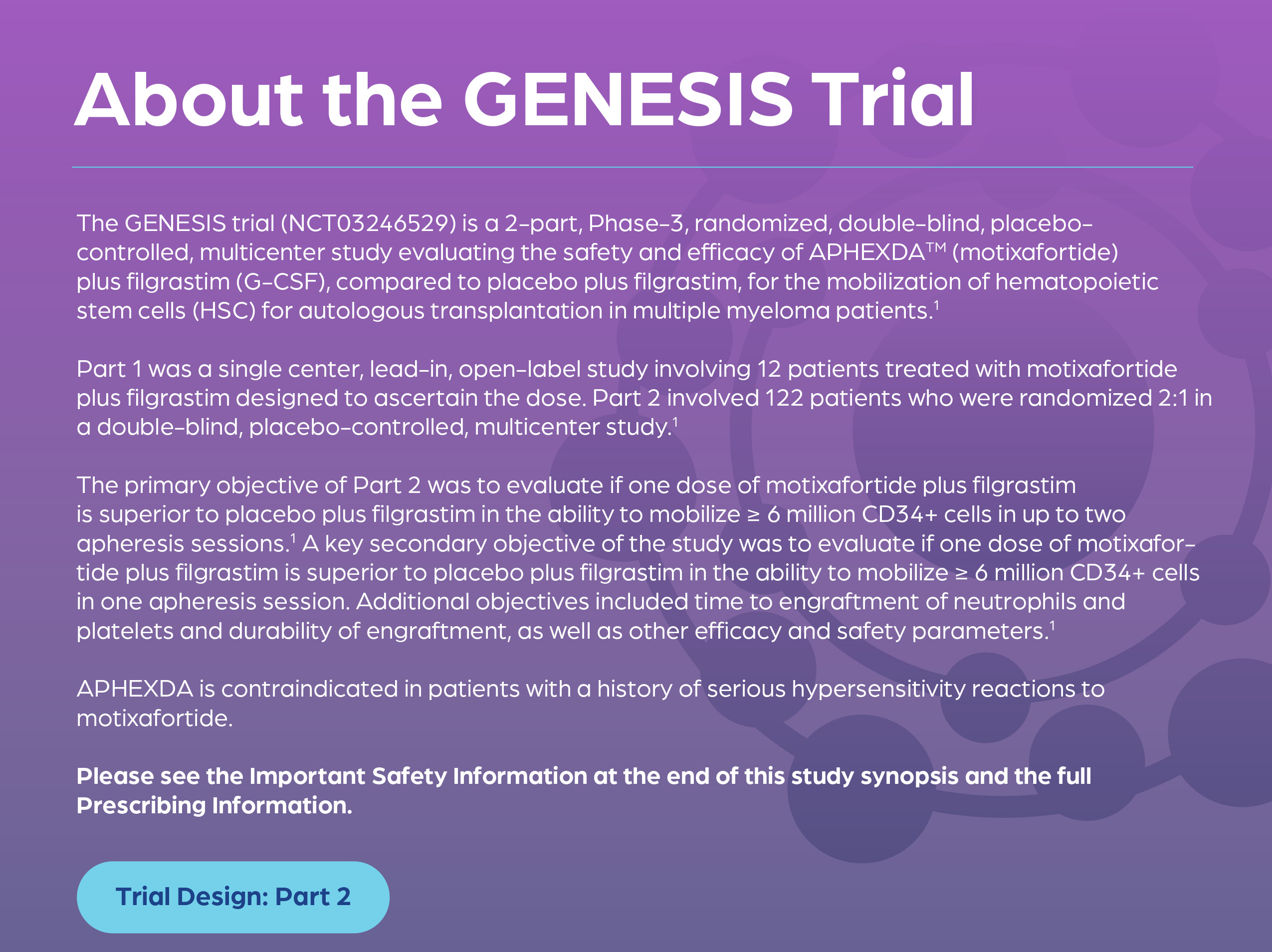 About the GENESIS Trial