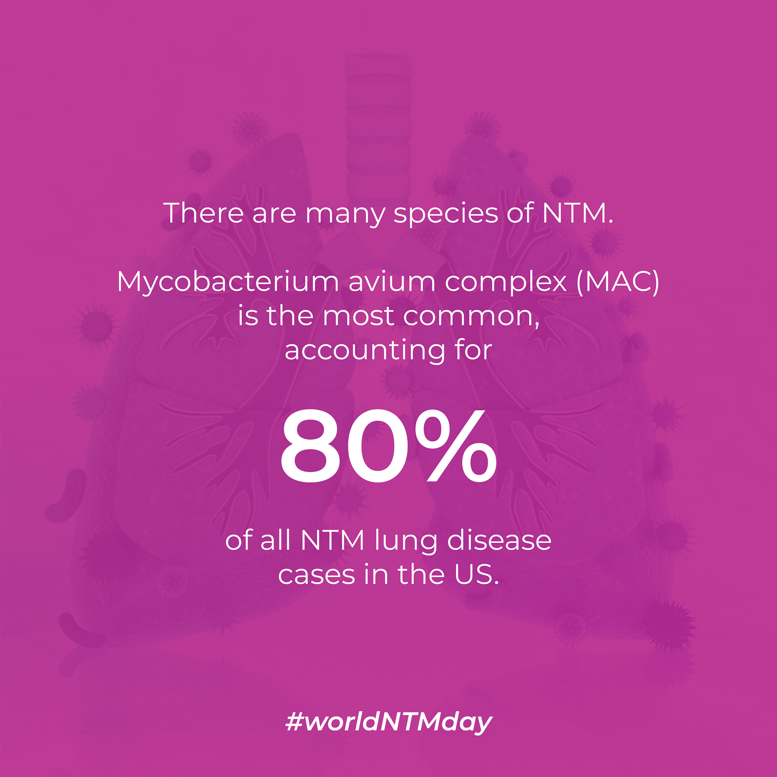 It's time to shine a light on nontuberculous mycobacterial (NTM) disease and its impact on respiratory health. Let's spread awareness about NTM infections, encourage early detection, and support individuals living with NTM. Together, we can create a brighter future. Visit https://worldntmday.org for more info on NTM #NTMAwareness #FightNTM #worldntmday