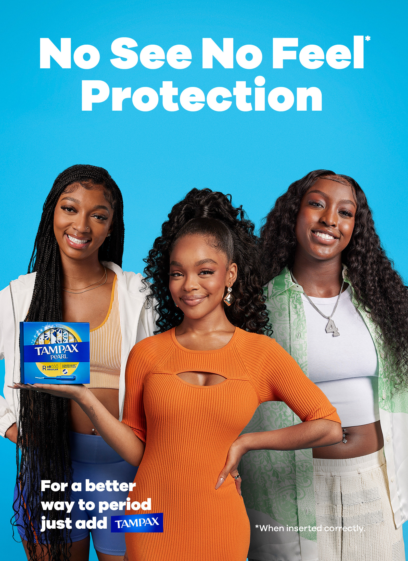 TAMPAX PARTNERS WITH MARSAI MARTIN, ANGEL REESE & FLAU’JAE JOHNSON ON PERIOD EDUCATION CAMPAIGN