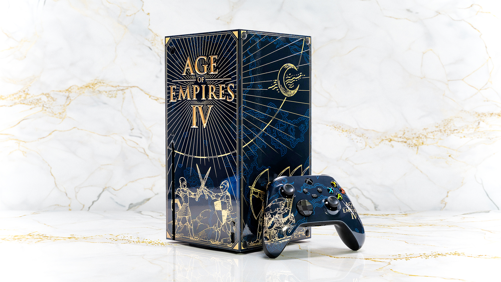 Age of Empires IV Custom Xbox Series X for the release of the game on Xbox consoles.