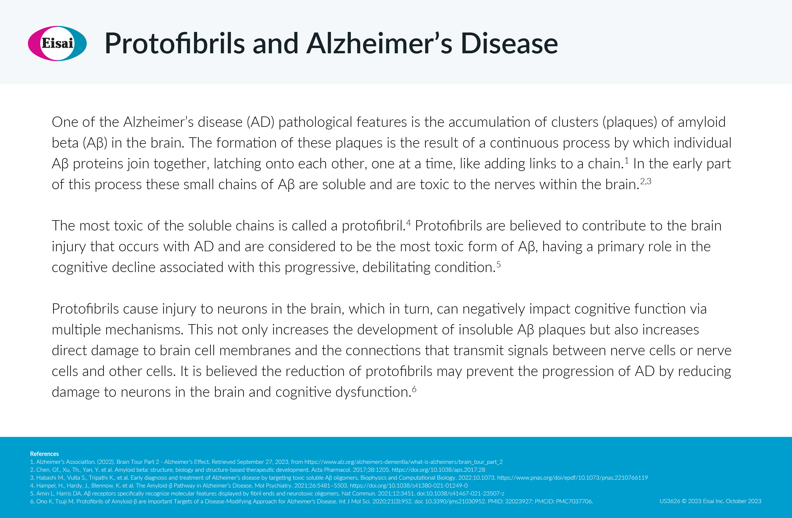 Protofibrils and Alzheimer’s Disease