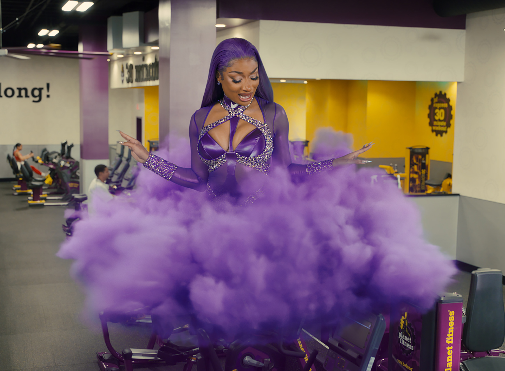 Megan Thee Stallion as Mother Fitness for Planet Fitness