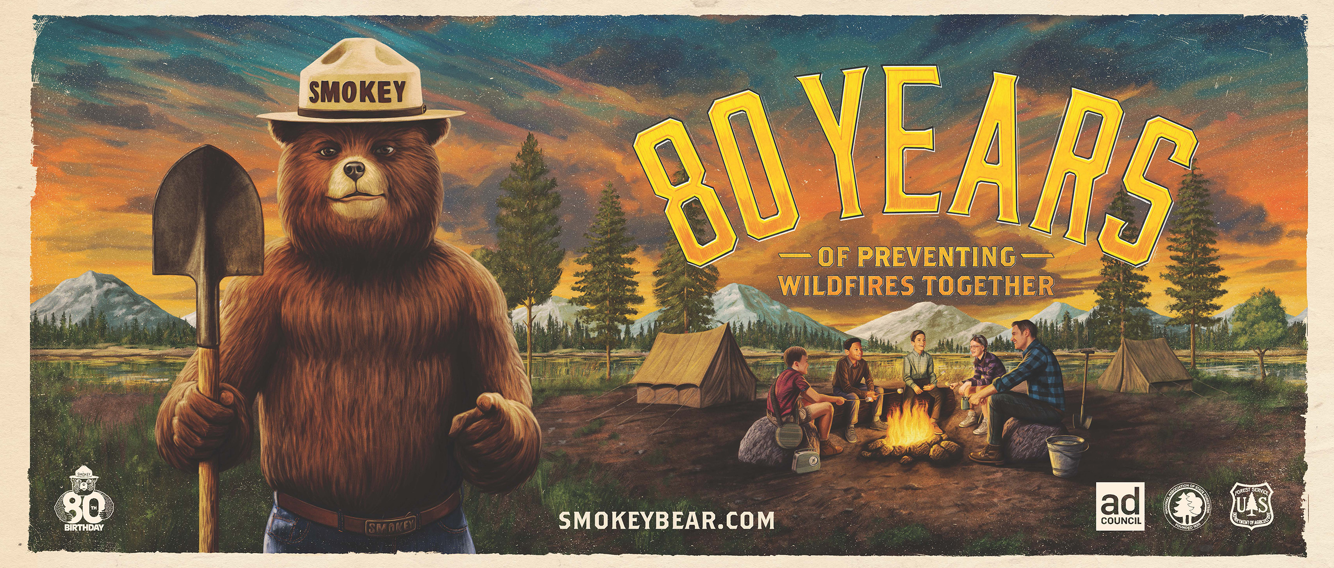 Smokey Bear 1950’s Poster