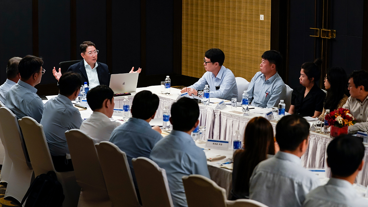 Chairman Cho is attending Vietnam subsidiary meeting