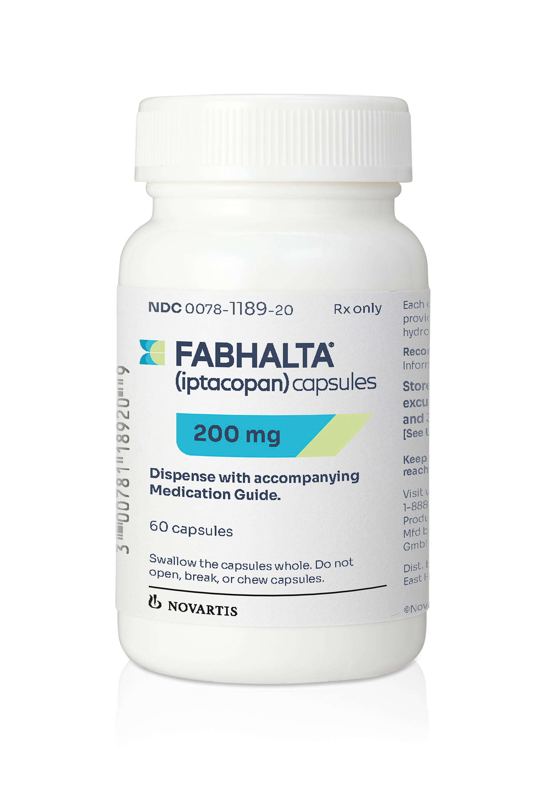 Fabhalta® (iptacopan) packaging