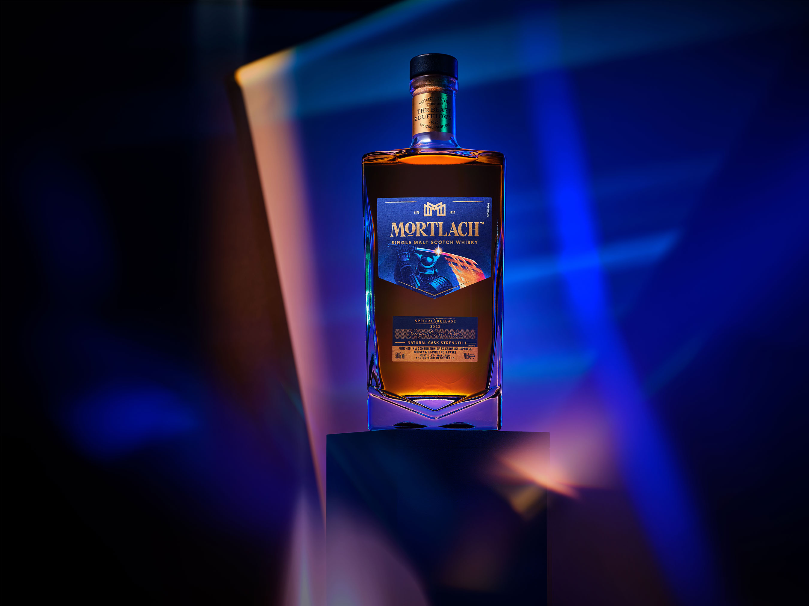 Mortlach ‘The Katana’s Edge’, finished in ex-Kanosuke Japanese whisky and ex-Pinot Noir casks