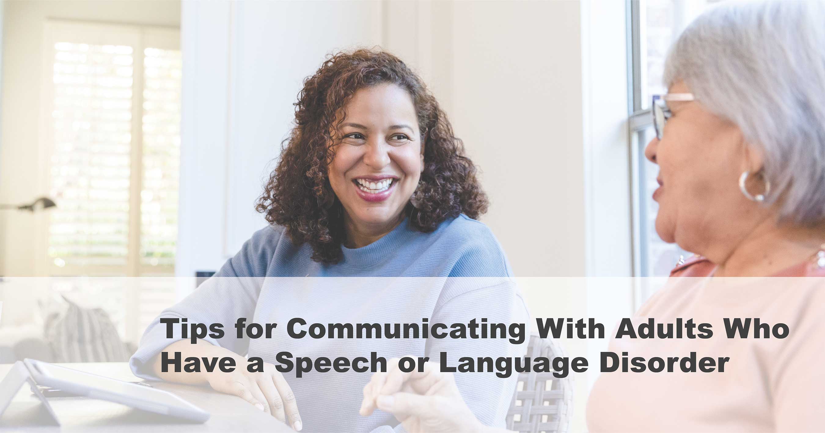 Communication Tips Speech Language