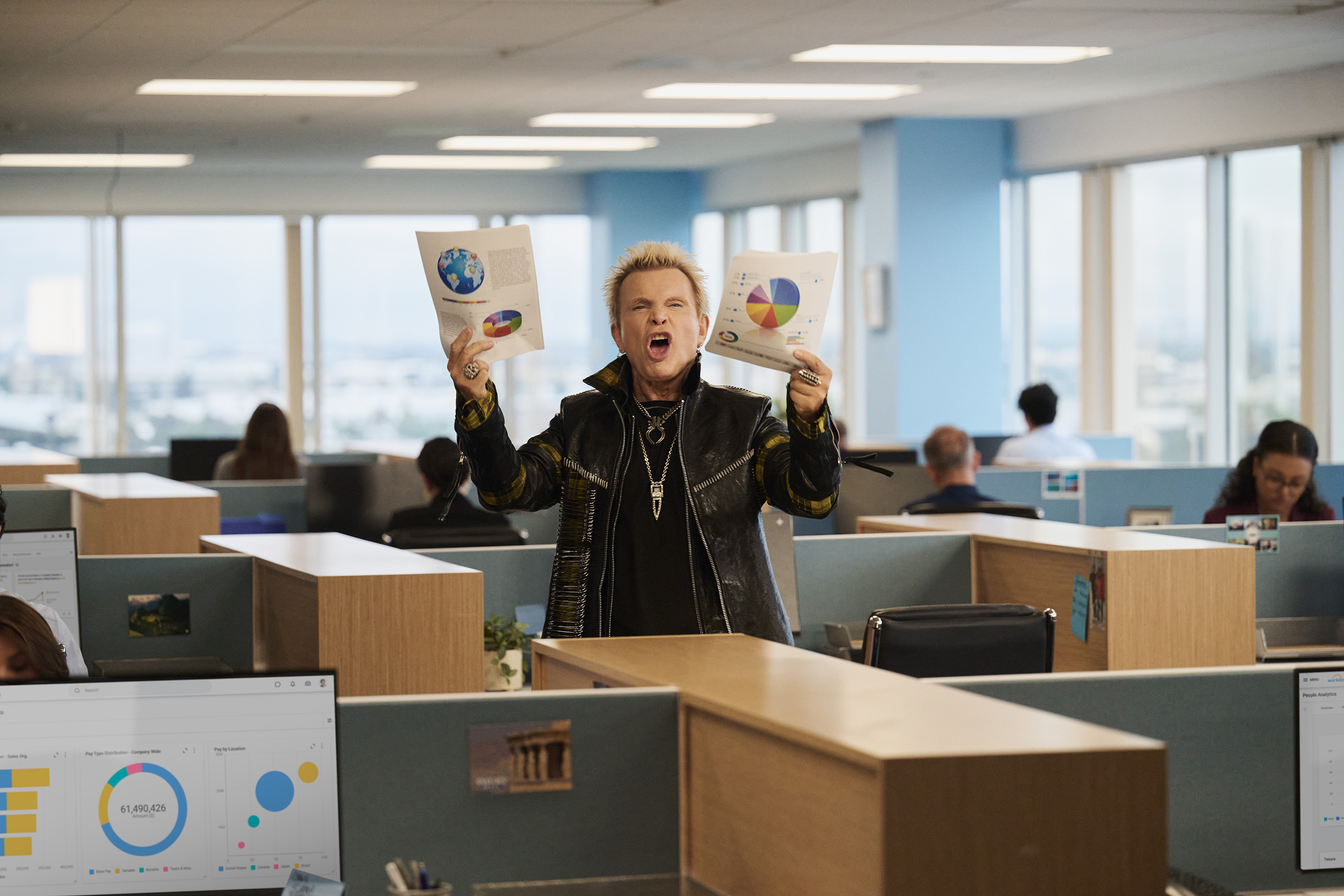 In Workday's latest TV commercial, Billy Idol shows us that it takes more than data-driven insights to call yourself a 