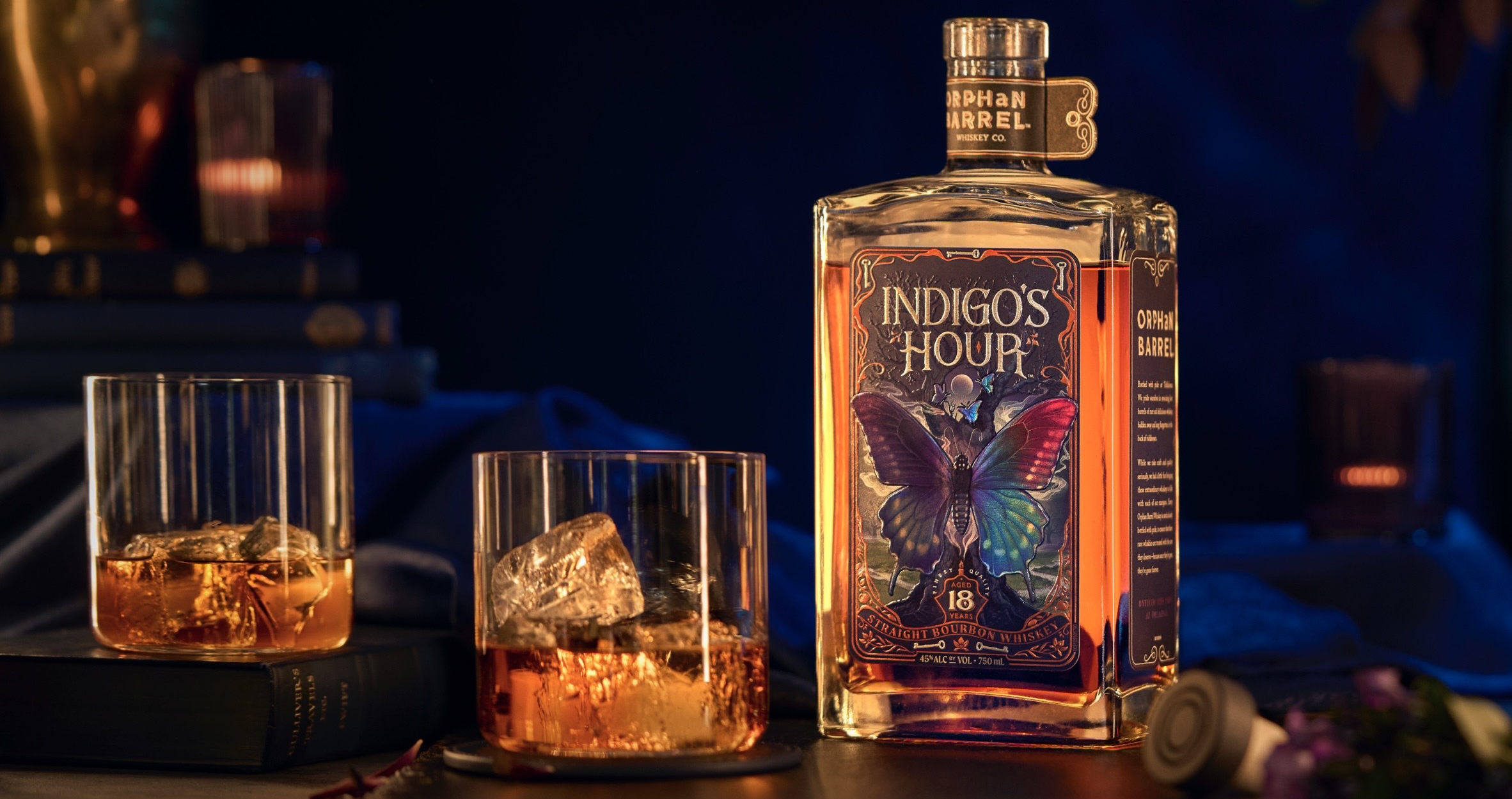 Introducing Indigo's Hour, A Rare, Limited-Edition Straight Bourbon Whiskey Transformed Through 18 Years of Barrel Aging