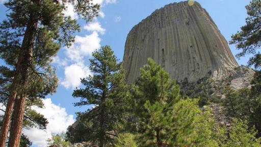 Devils Tower view from trail