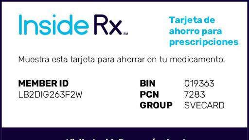 InsideRx Prescription Savings Card