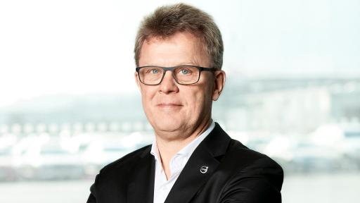 Roger Alm, adm. direktør for Volvo Trucks