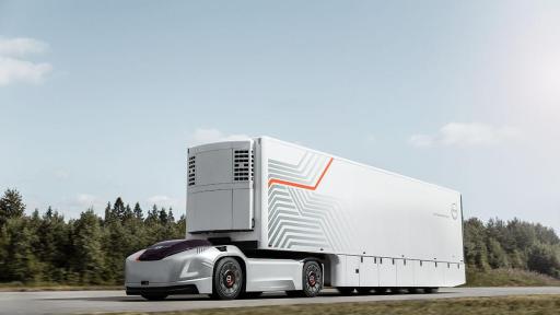 Volvo Trucks está desarrollando una nueva solución de transporte basada en vehículos comerciales eléctricos autónomos que puede contribuir a un transporte más eficaz, seguro y ecológico.