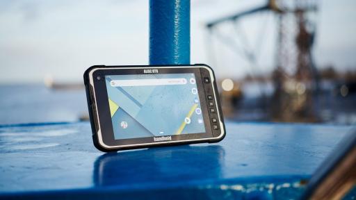 The Algiz RT8 has a Gorilla strengthened 10-point multi-touch capacitive screen that offers rain-mode and glove-mode for field work in any weather.