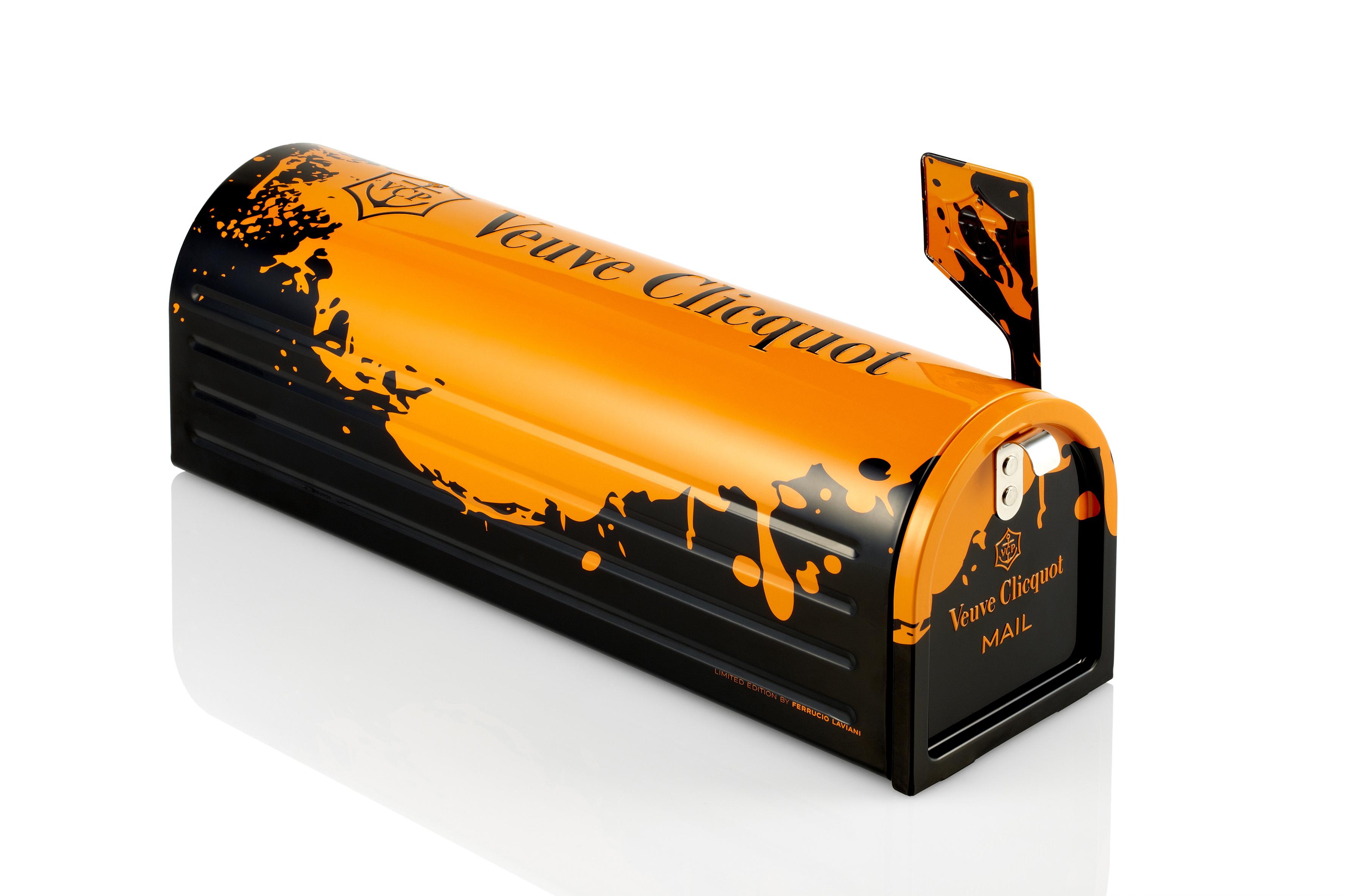 Veuve Clicquot Champagne 75cl Presented in a Limited Edition US Mail Box by Eileen Ugarkovic