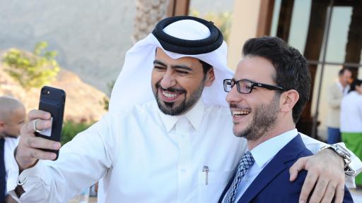 Stars of Science alumni: Mohammed Al-Jefairi and Majed Lababidi  <br><br>
خريجو برنامج نجوم العلوم، محمد الجفيري وماجد لبابيدي