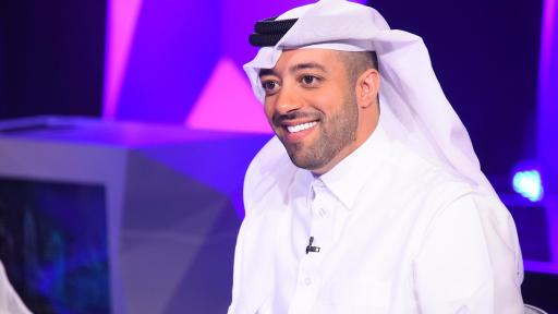 Stars of Science host, Khaled Al Jumaily <br><br>
خالد الجميلي، مقدم برنامج نجوم العلوم